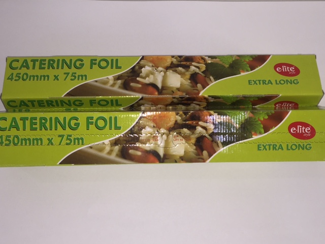 45CM ALUMINIUM KITCHEN FOIL 75MT - 15 (1) 45CM ALUMINIUM KITCHEN FOIL 75MT - 15 (1)